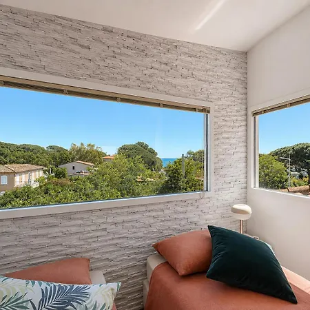 公寓 Panoramic Sea View, Rooftop, Air Conditioning, 2 Bedrooms, Parking 格里莫