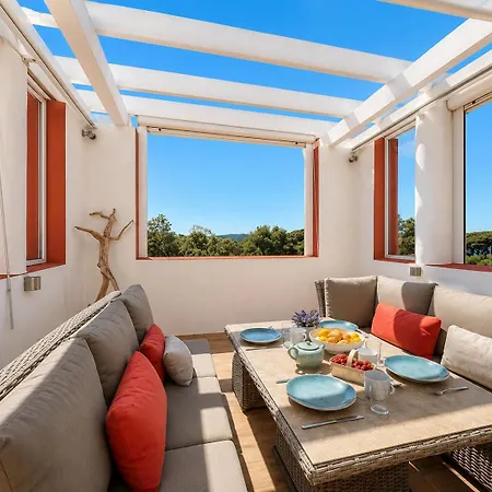 公寓 Panoramic Sea View, Rooftop, Air Conditioning, 2 Bedrooms, Parking